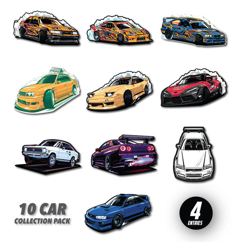 Car Collection Sticker Pack