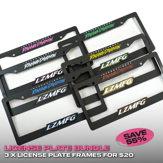 License Plate 3-Pack