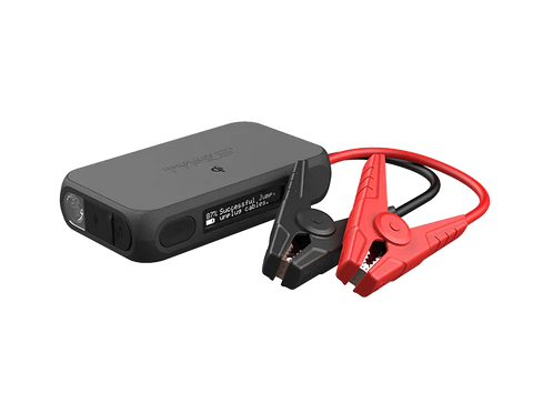 TYPE S 12V 6.0L Battery Jump Starter with Qi Wireless Charging, JumpGuide™ and 8,000 mAh Power Bank - Black