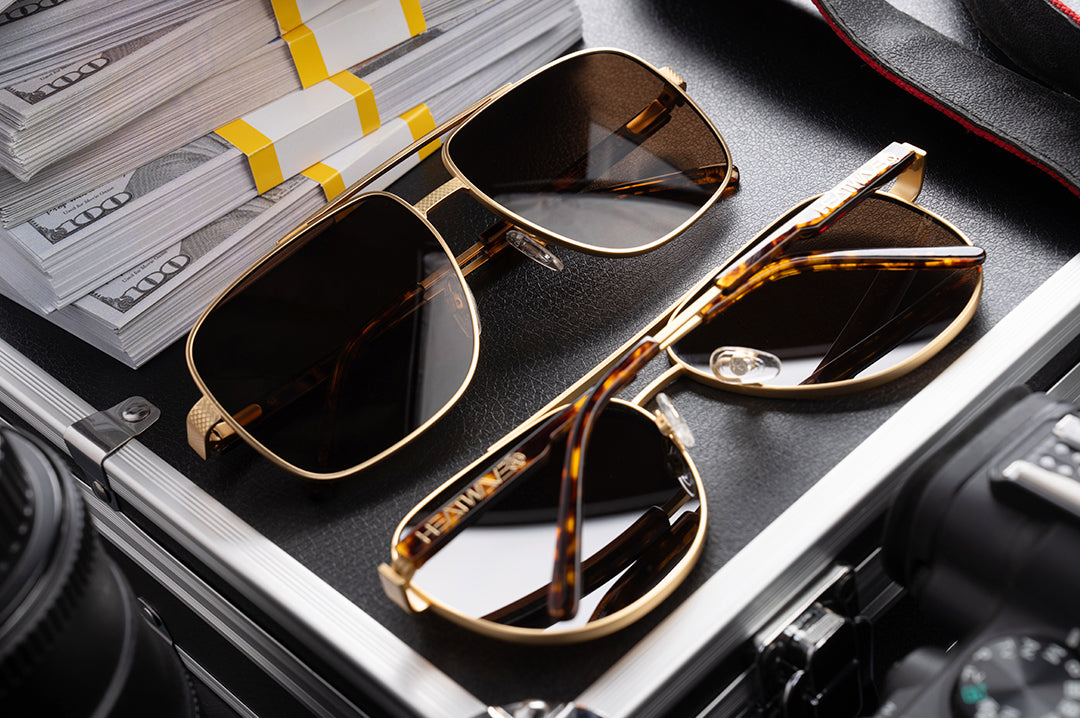 Nimitz Sunglasses: Tortoise Brown Lens