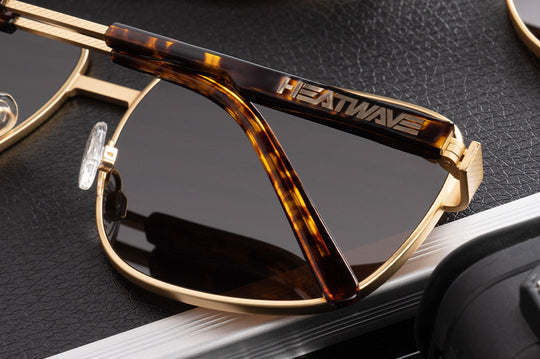Nimitz Sunglasses: Tortoise Brown Lens