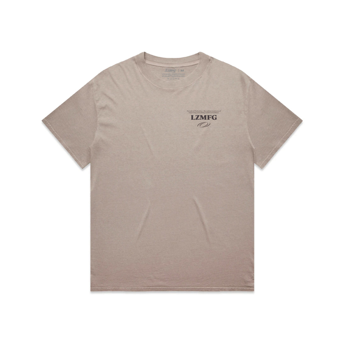 Big Block Heavyweight Tee: Mushroom