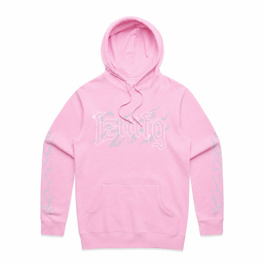 Gothic Chrome Hoodie | Pink