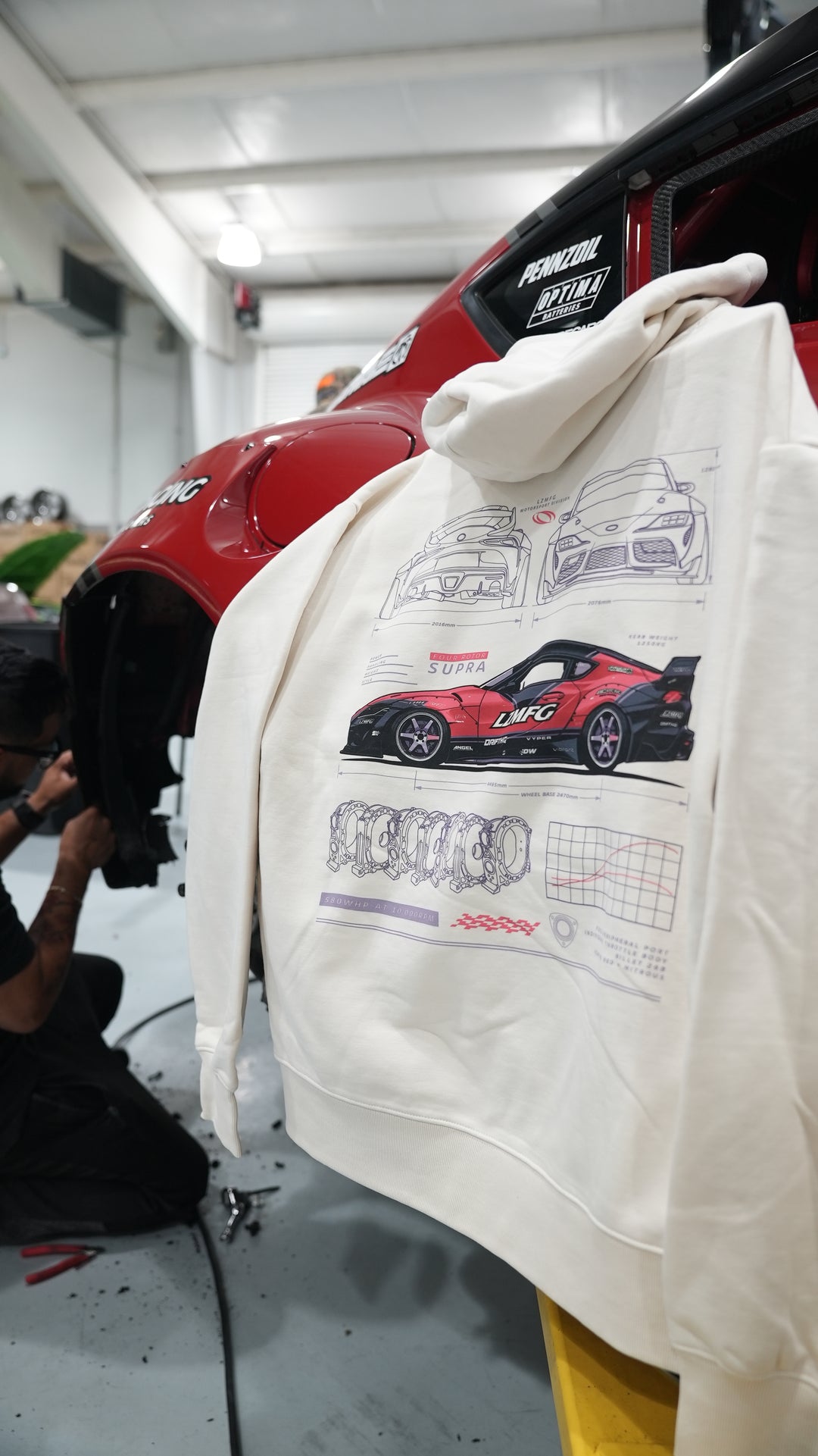 A90 Supra Heavy Hoodie