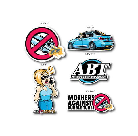 Mothers Against Burble Tunes Sticker Pack