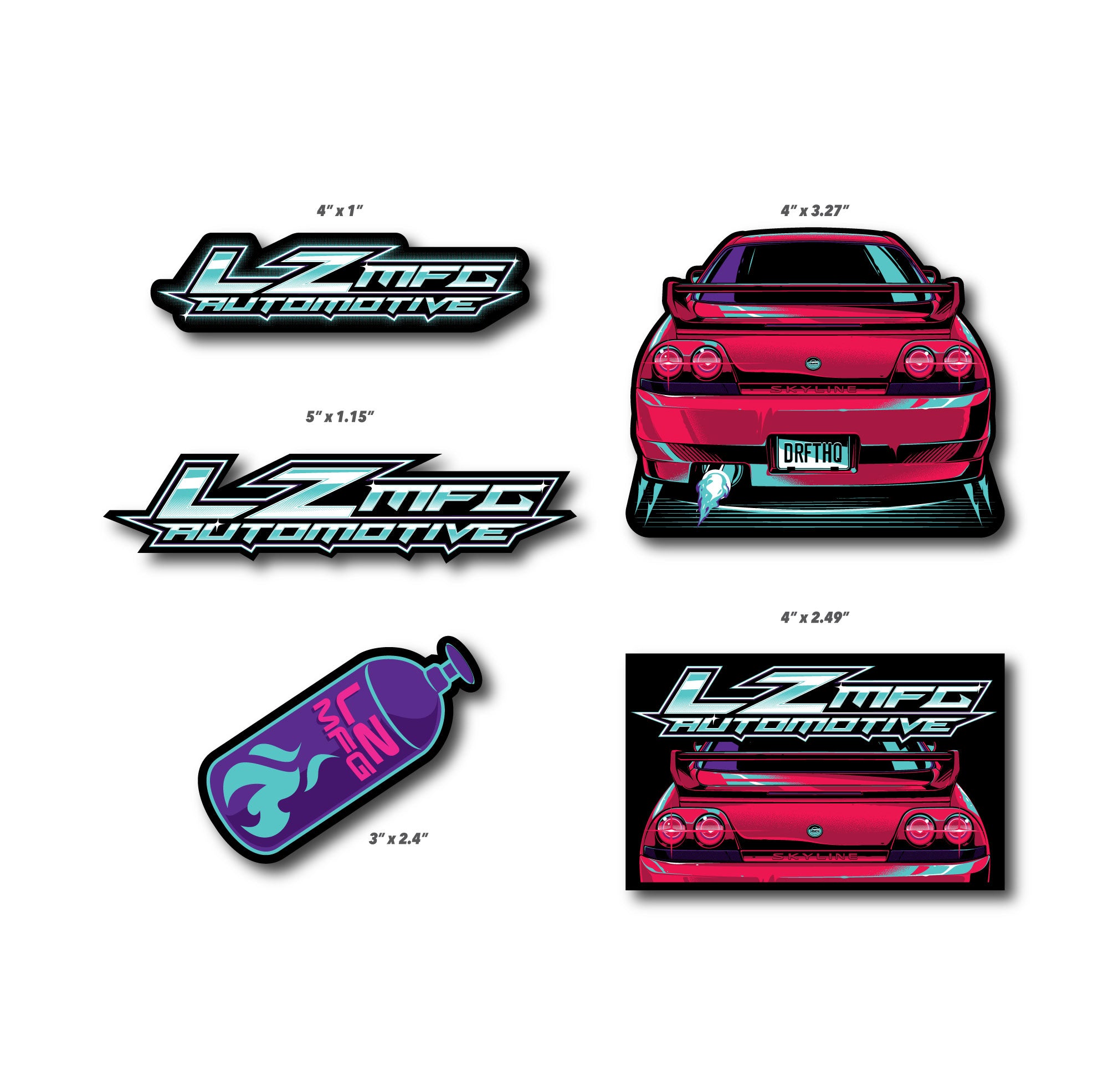 Lfm Sticker Underground Sticker Pack – LZMFG