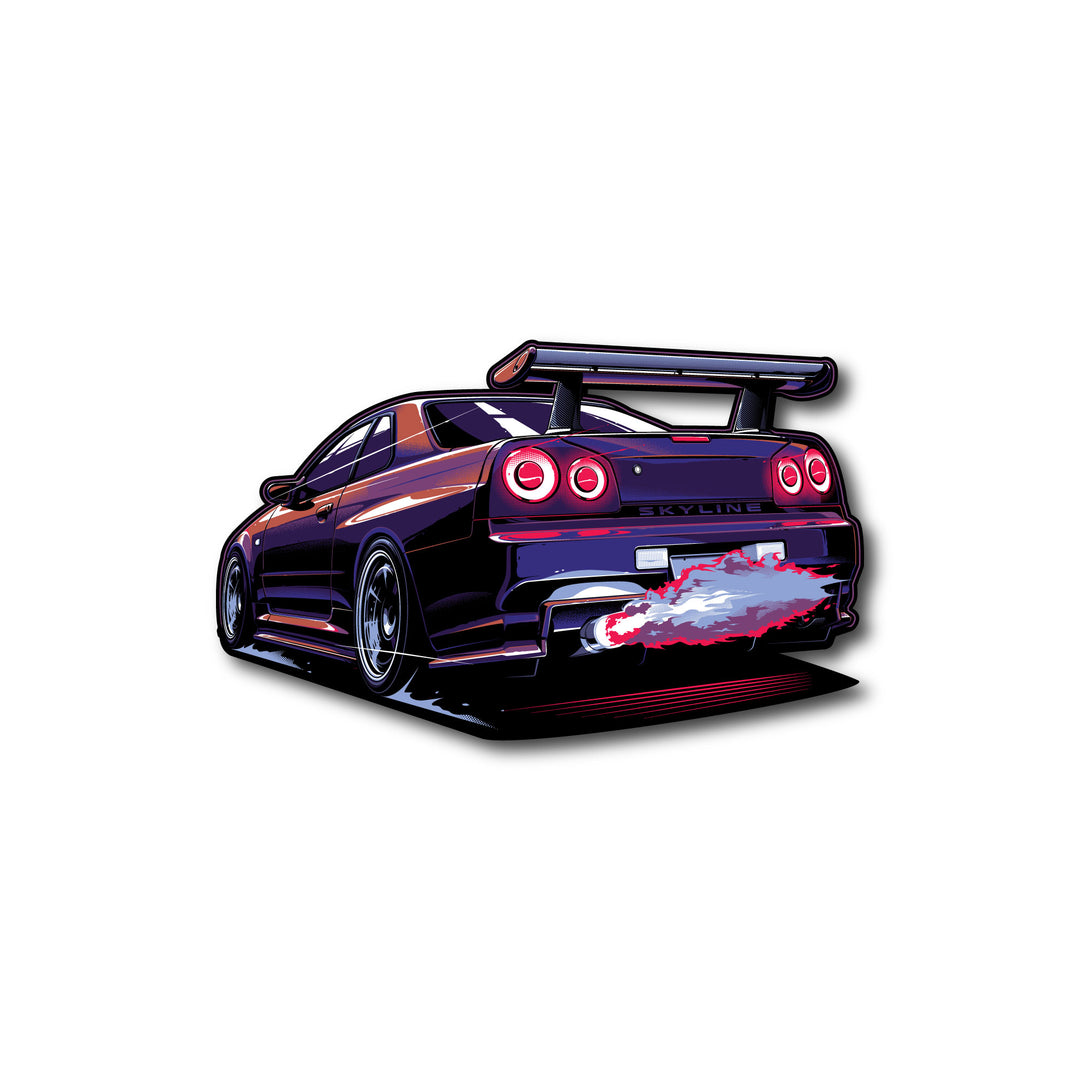 Midnight R34 Sticker