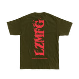 Up In Flames Tee (Army)