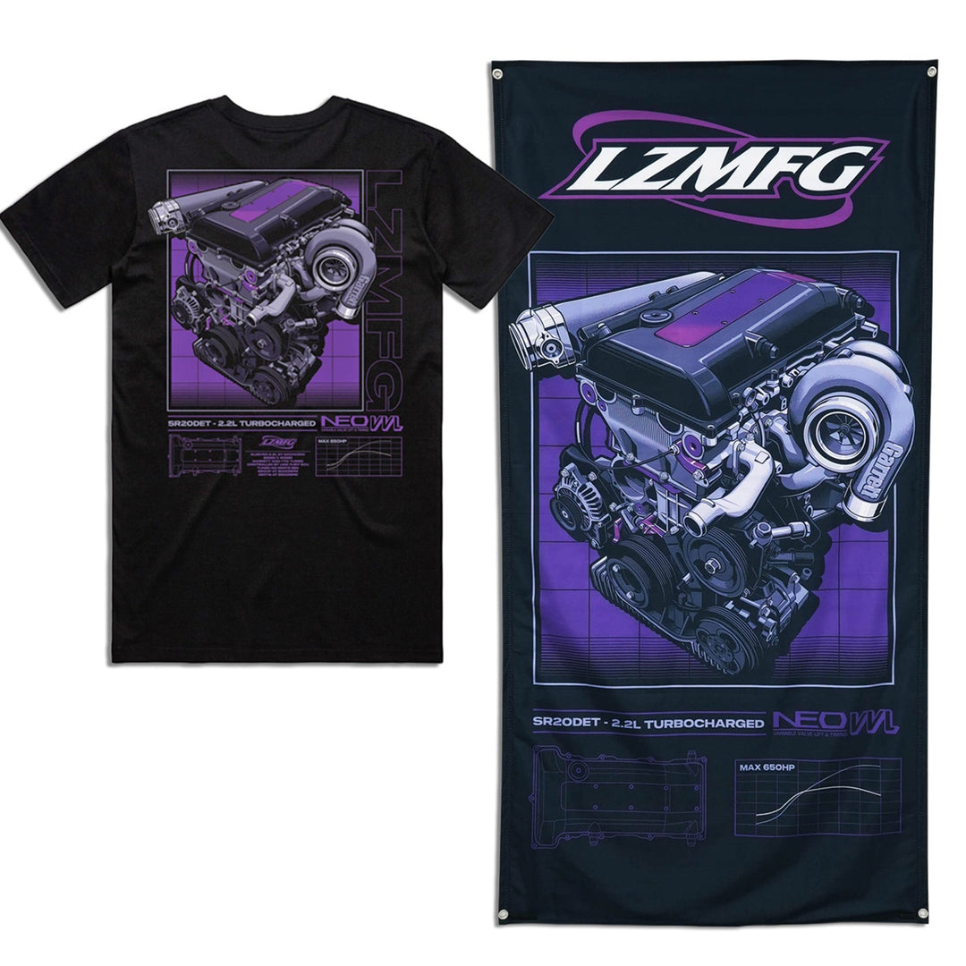 SR20 Tee & Banner Bundle