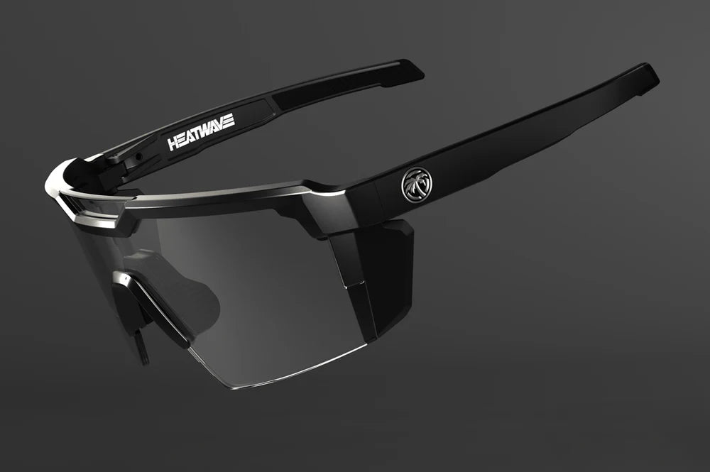 Future Tech Sunglasses: Black Frame Photochromic Lens Z87