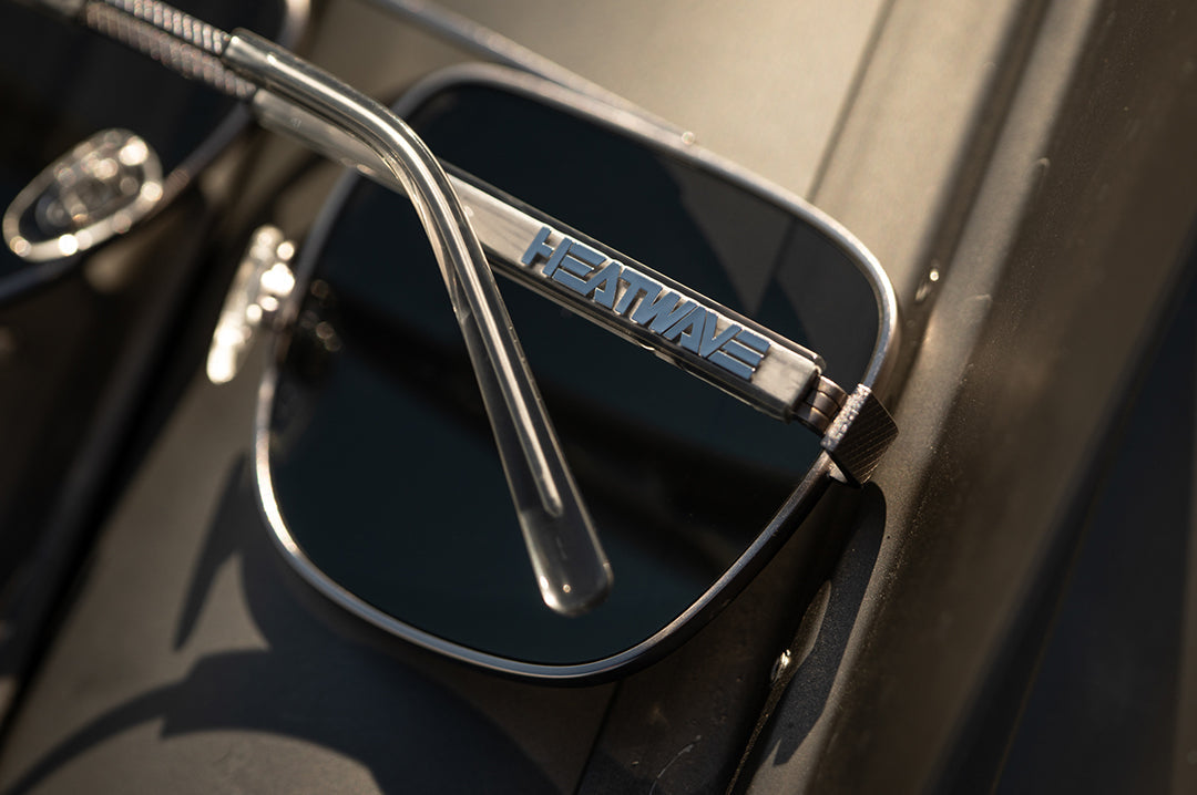 Nimitz Sunglasses: SATIN Black Frame ULTRA BLACK Lens
