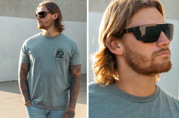 ④ Heatwave Performance Quatro Sunglasses: Black Z87+ – LZMFG