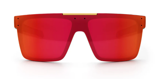 Heatwave Performance Quatro Sunglasses: Red/Orange Z87+