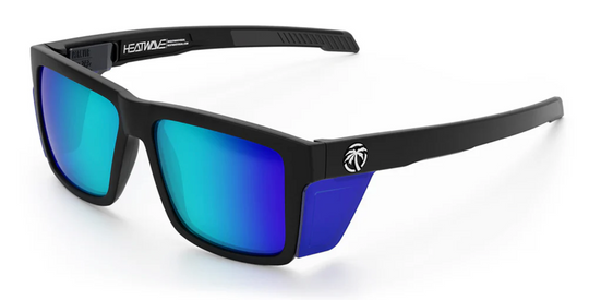 Heatwave Performance Vise Sunglasses- Black: Galaxy Blue