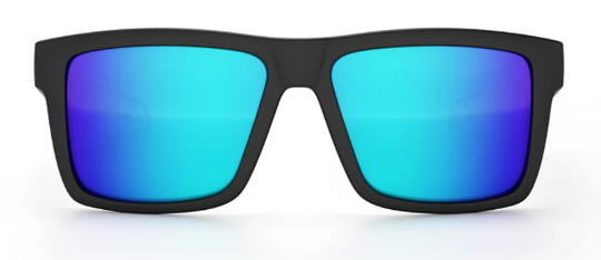 Heatwave Performance Vise Sunglasses- Black: Galaxy Blue