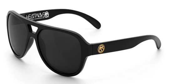 Heatwave Supercat Sunglasses: Black