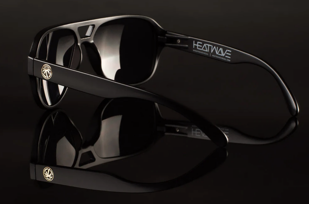 Heatwave Supercat Sunglasses: Black