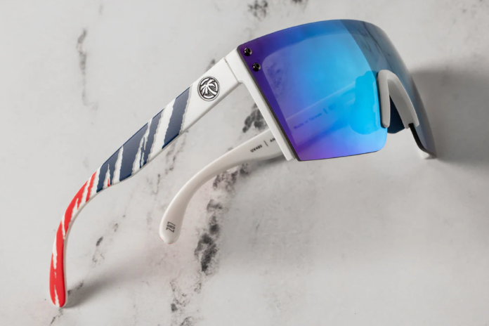 Heatwave Lazer Face Sunglasses: Fireblade RWB Z87