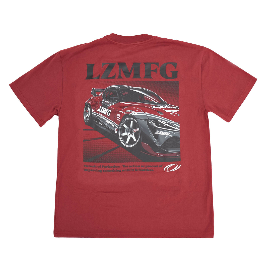 4 Rotor Heavyweight Tee: Cardinal