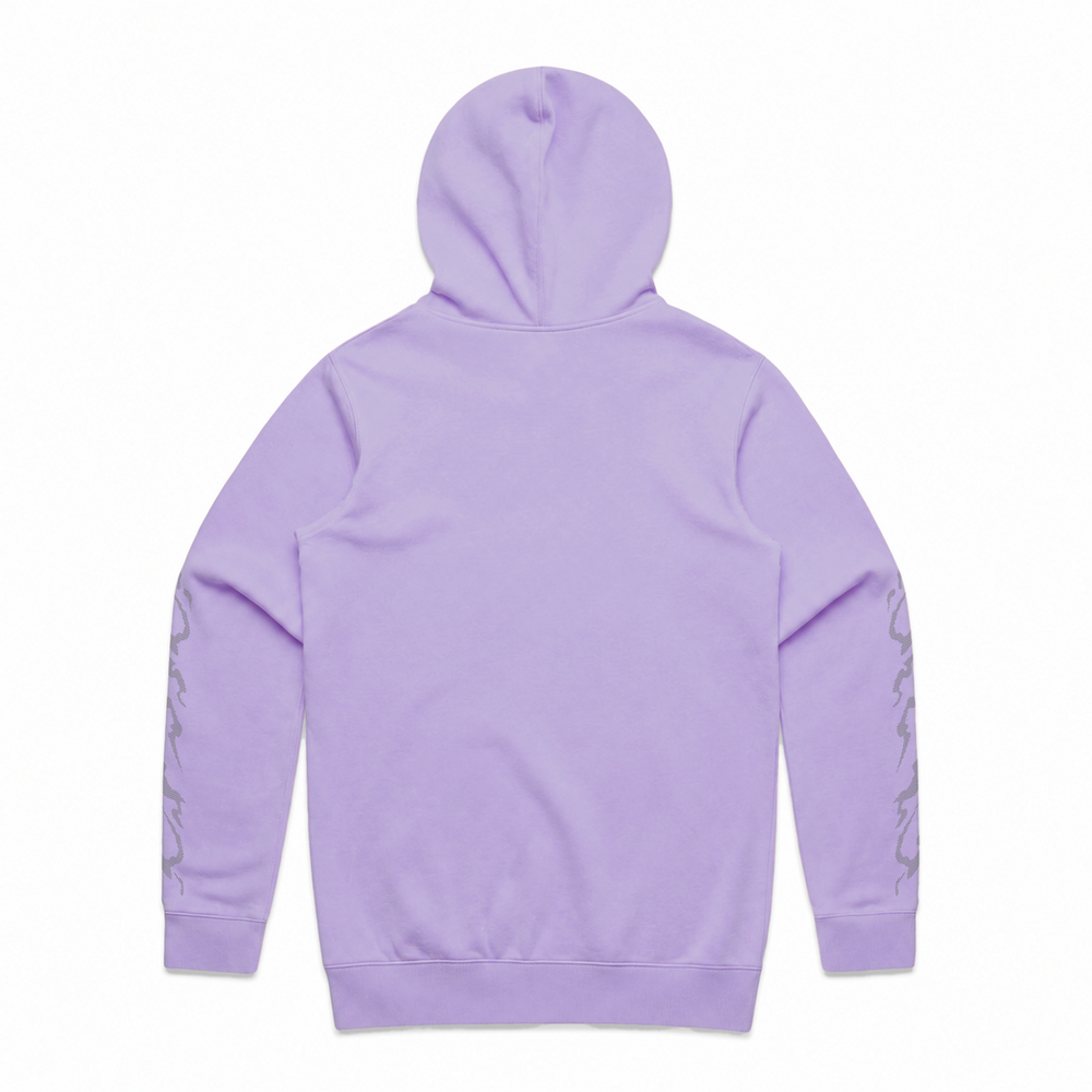 Gothic Chrome Hoodie | Mauve