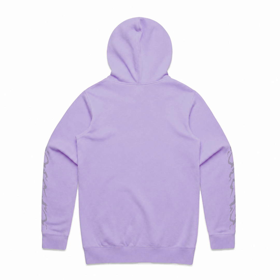 Gothic Chrome Hoodie | Mauve