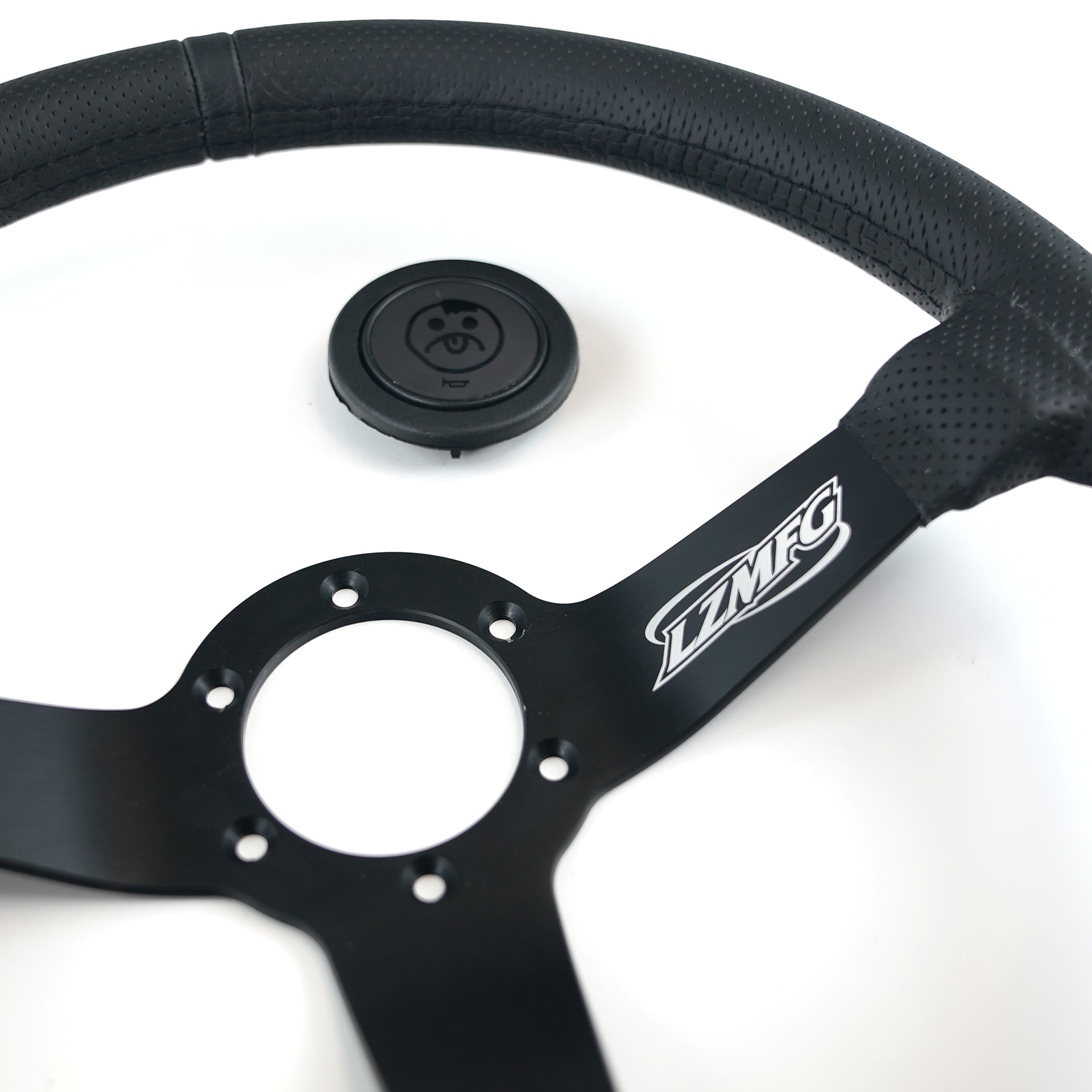 Perforated Leather LZ Steering Wheel - V3 – LZMFG