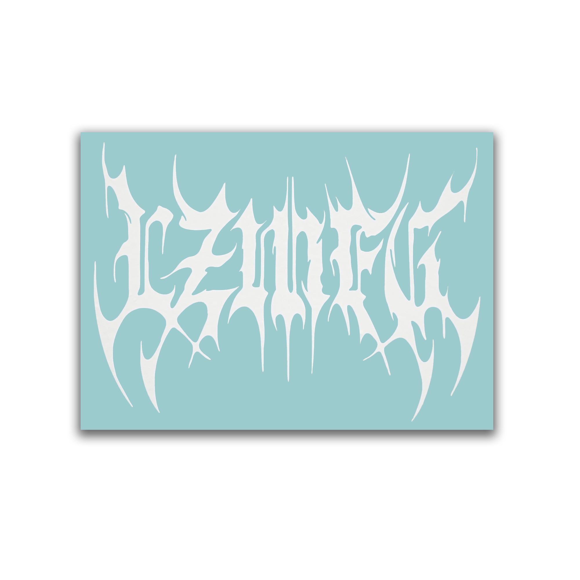 Metal Vinyl Die Cut Sticker – LZMFG
