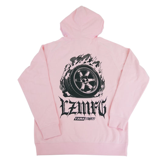 Tire Fire Hoodie (Pink)