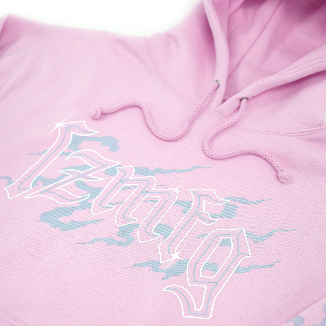 Gothic Chrome Hoodie | Pink