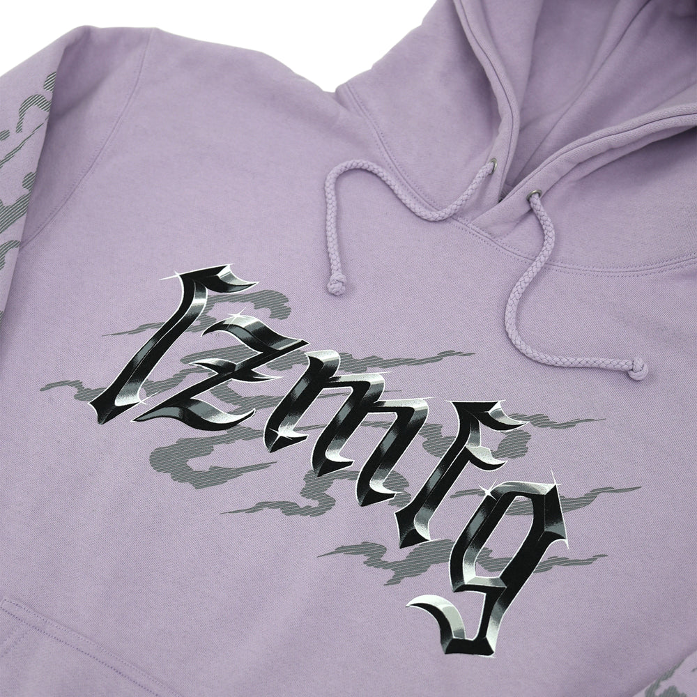 Gothic Chrome Hoodie | Mauve