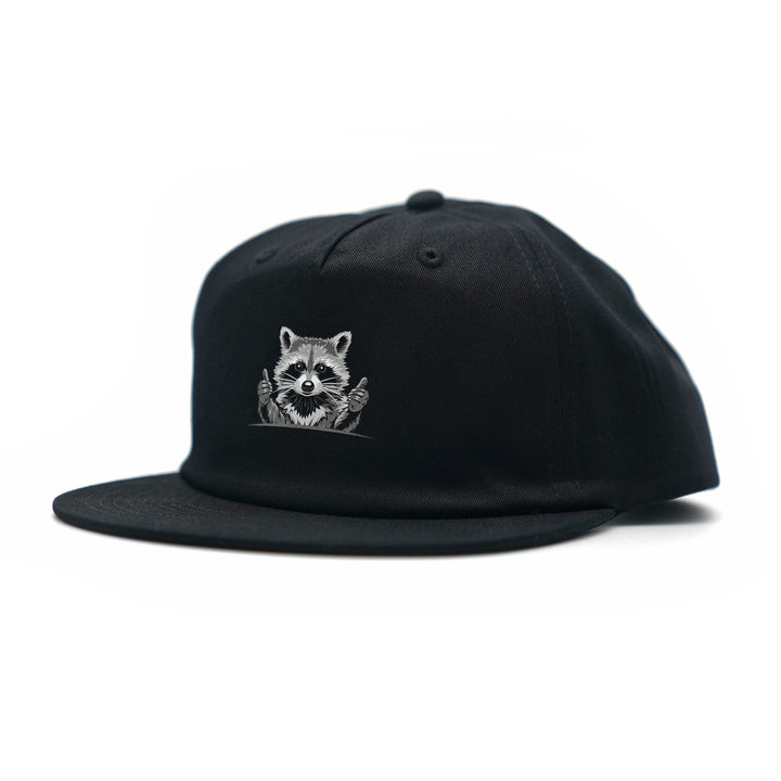 F22 Raccoon Hat: Black