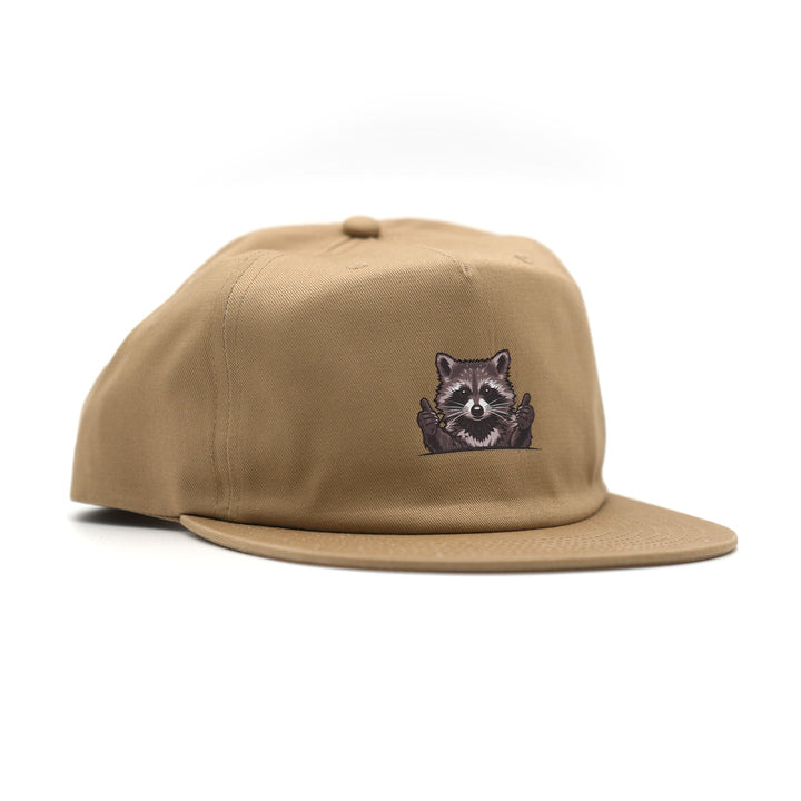 F22 Raccoon Hat: Khaki – LZMFG