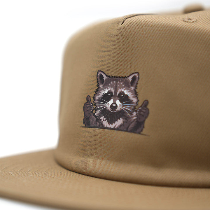 F22 Raccoon Hat: Khaki