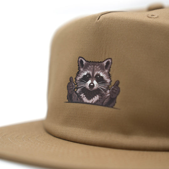 F22 Raccoon Hat: Khaki