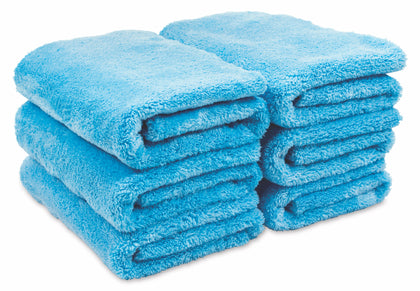 Microfiber Plush Edgeless Towels - Set of 6