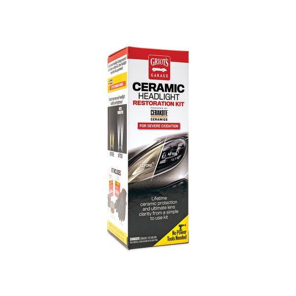 Glasweld headlight restoration kit for removal of damage – JAAGS
