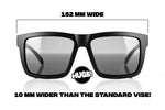 Heatwave XL Vise Z87 Sunglasses: Black Frame