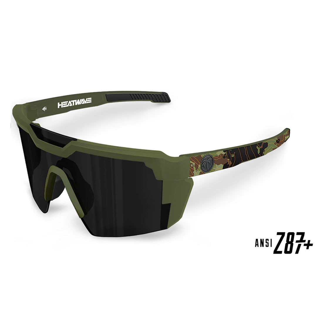 Heat Wave Visual Future Tech Sunglasses, Topo Camo Z87+