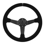 Suede LZMFG Steering Wheel - Black Edition