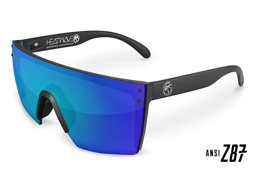 Heatwave Lazer Face Sunglasses: Galaxy Blue – LZMFG