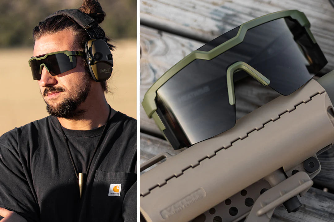 Heatwave Future Tech Sunglasses OD Green – LZMFG