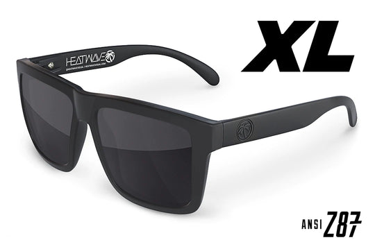 Heatwave XL Vise Z87 Sunglasses: Black Frame