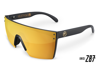 Heatwave Lazer Face Sunglasses: Gold Rush Z.87