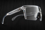 Heatwave Lazer Face Sunglasses: Vapor Clear Frame Clear Lens Z87+